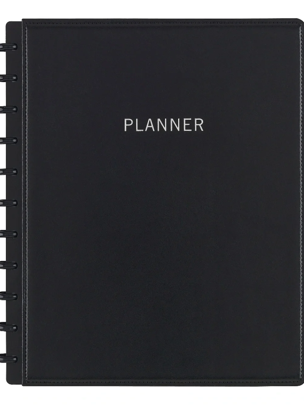 TUL® Discbound Monthly Planner Set, Undated, Junior Size, Leather Cover